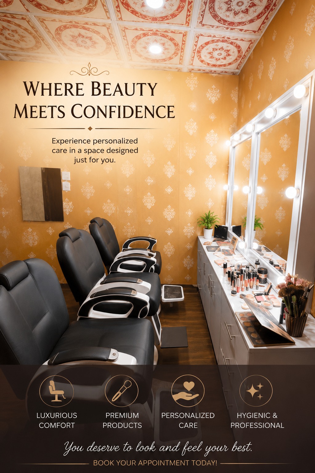 Roomana Salon Interior